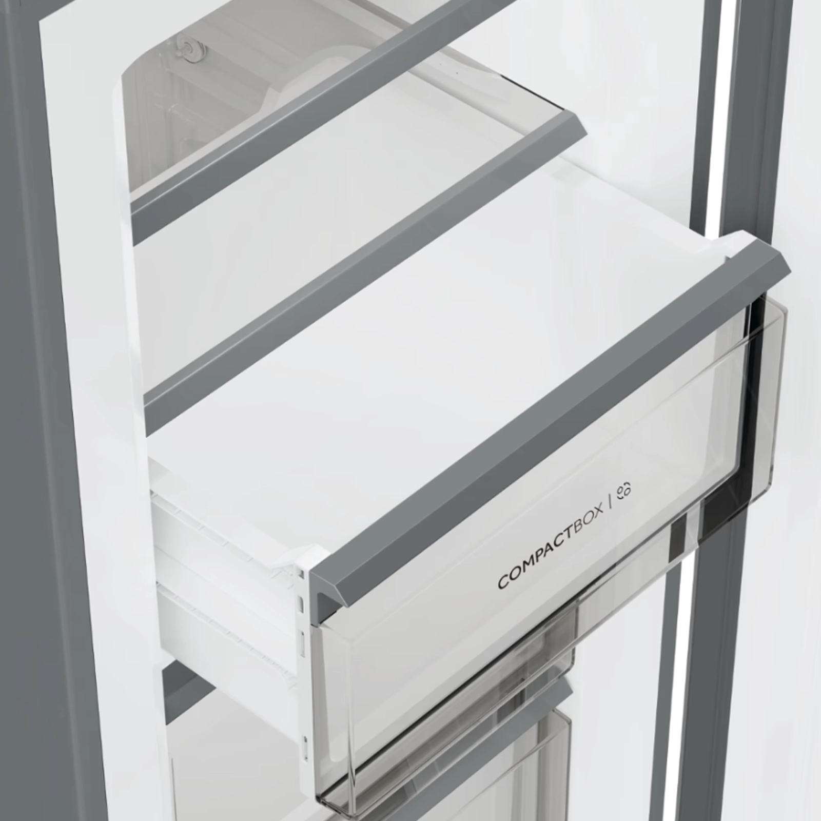 Haier H4F306SDH1 No Frost Air Cooling Convertible Refrigerator-Freezer – Silver, Twin Inverter, Ice Maker, 3 Glass Shelves, 3 Drawers & 2 Huge Drawers - Image 7