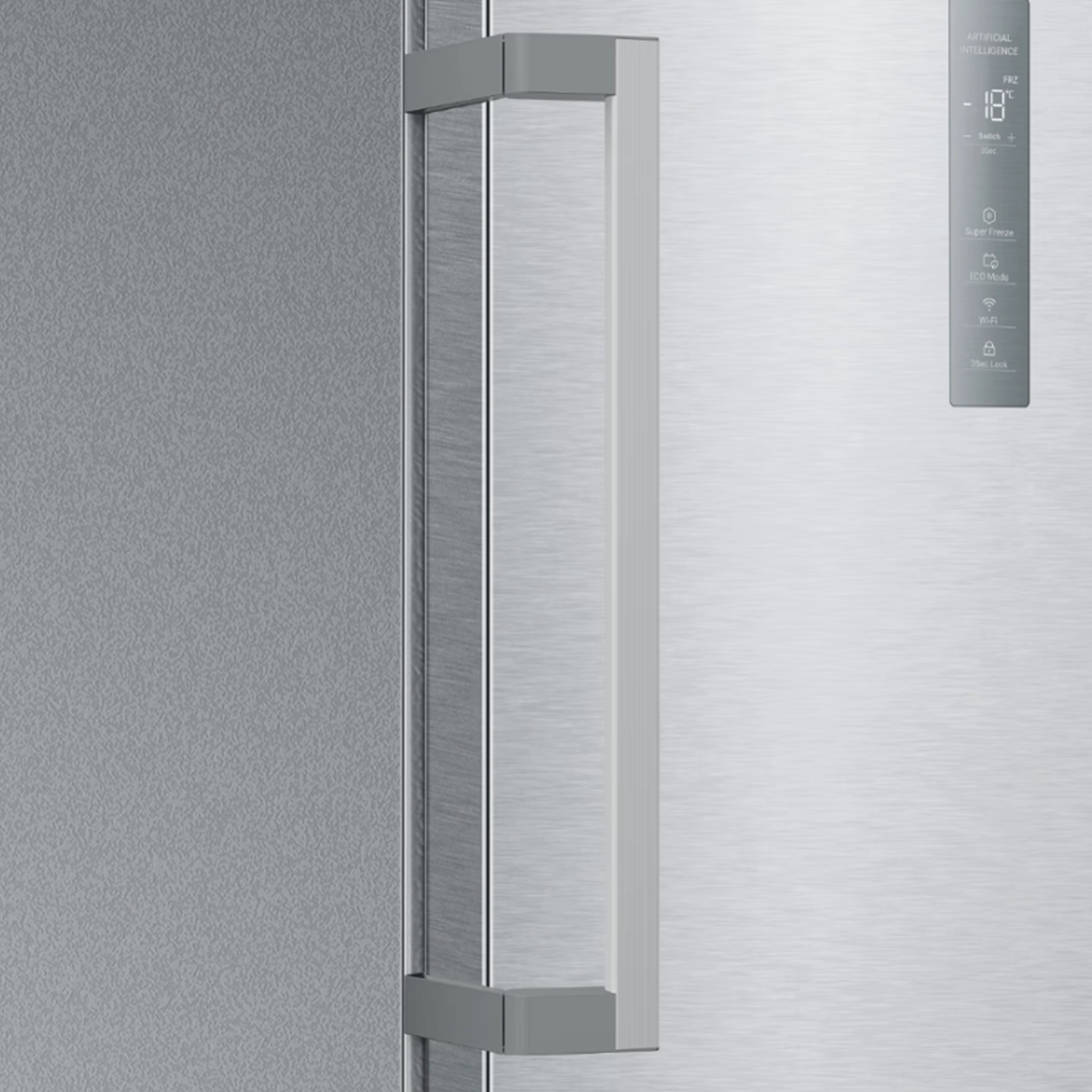 Haier H4F306SDH1 No Frost Air Cooling Convertible Refrigerator-Freezer – Silver, Twin Inverter, Ice Maker, 3 Glass Shelves, 3 Drawers & 2 Huge Drawers - Image 8