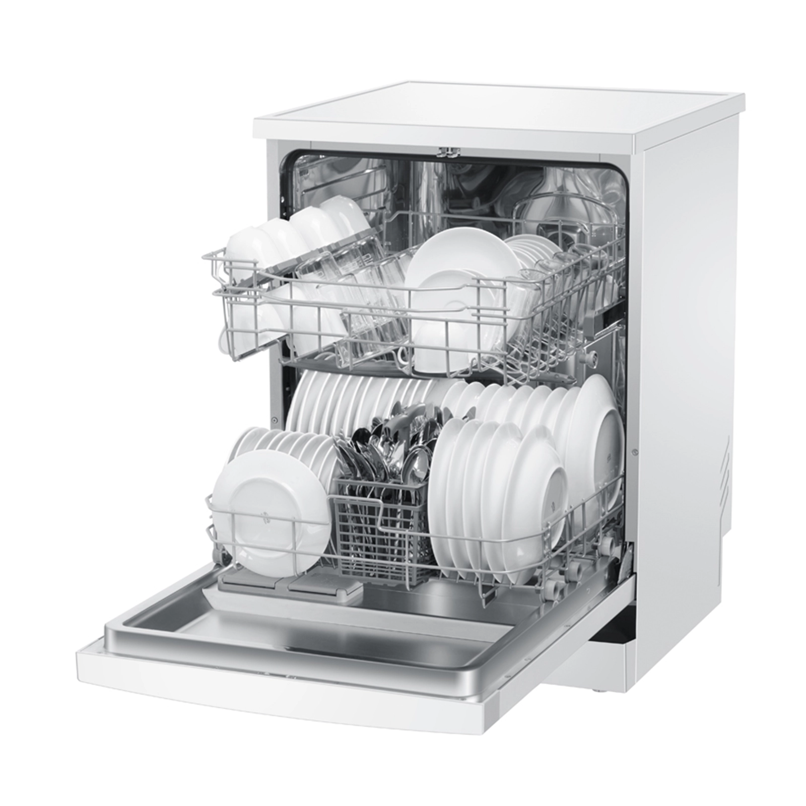 Haier HDWE1348WE1LB Freestanding dishwasher 13 place settings - Image 6