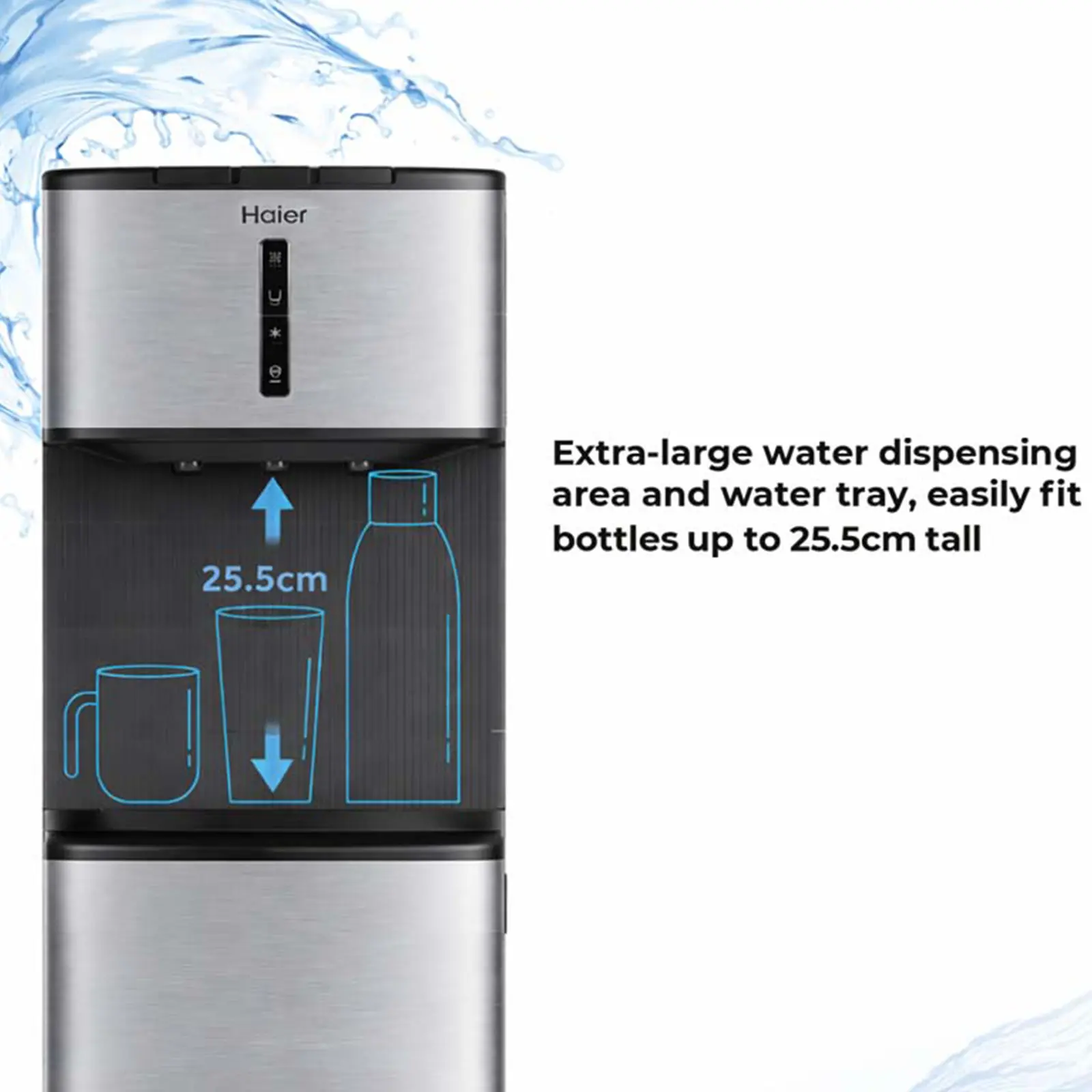 Haier HDC-BB3A1SU-MEA Bottom Loading water dispenser - Image 7