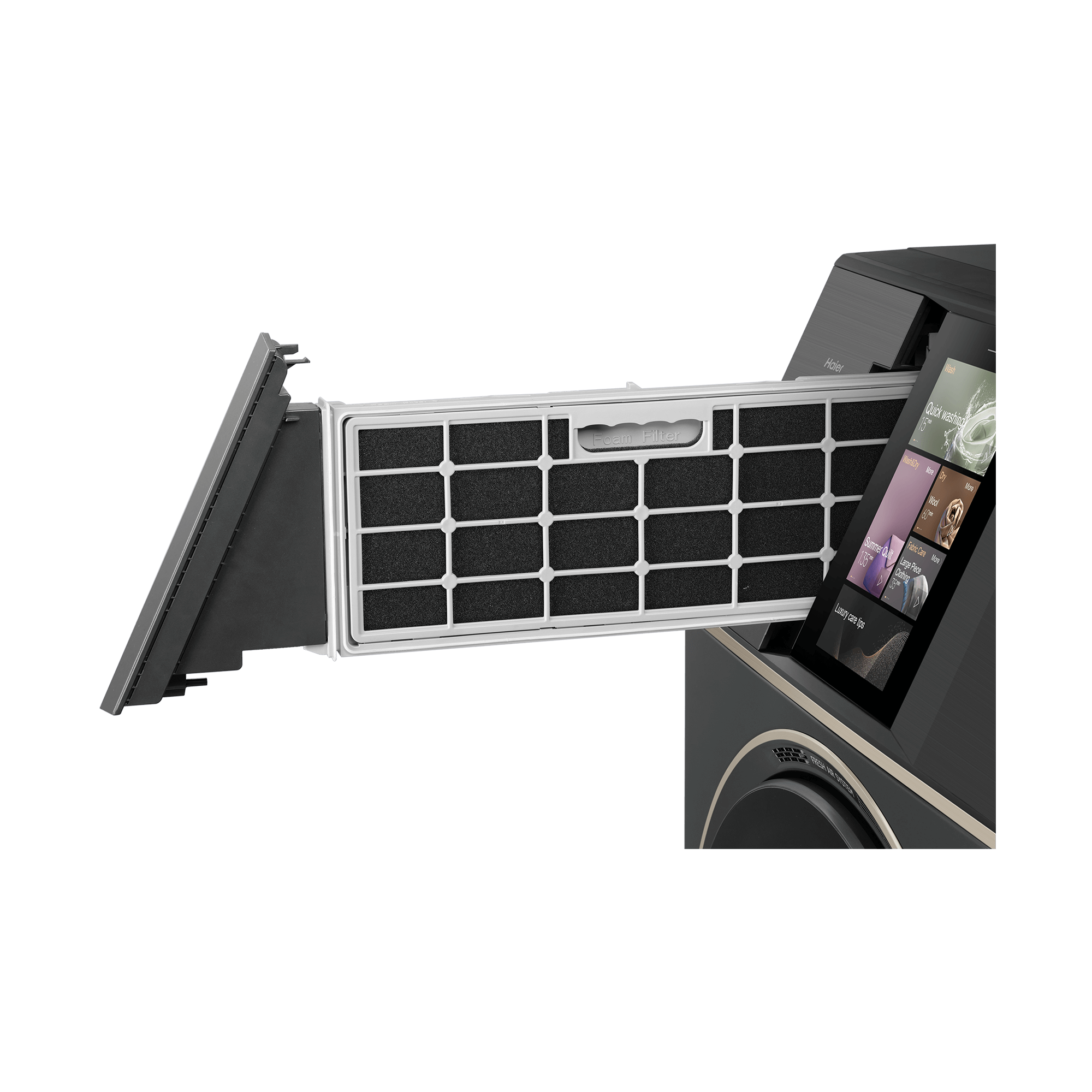 Haier washer dryer combo in Lebanon with AI wash and dry technology