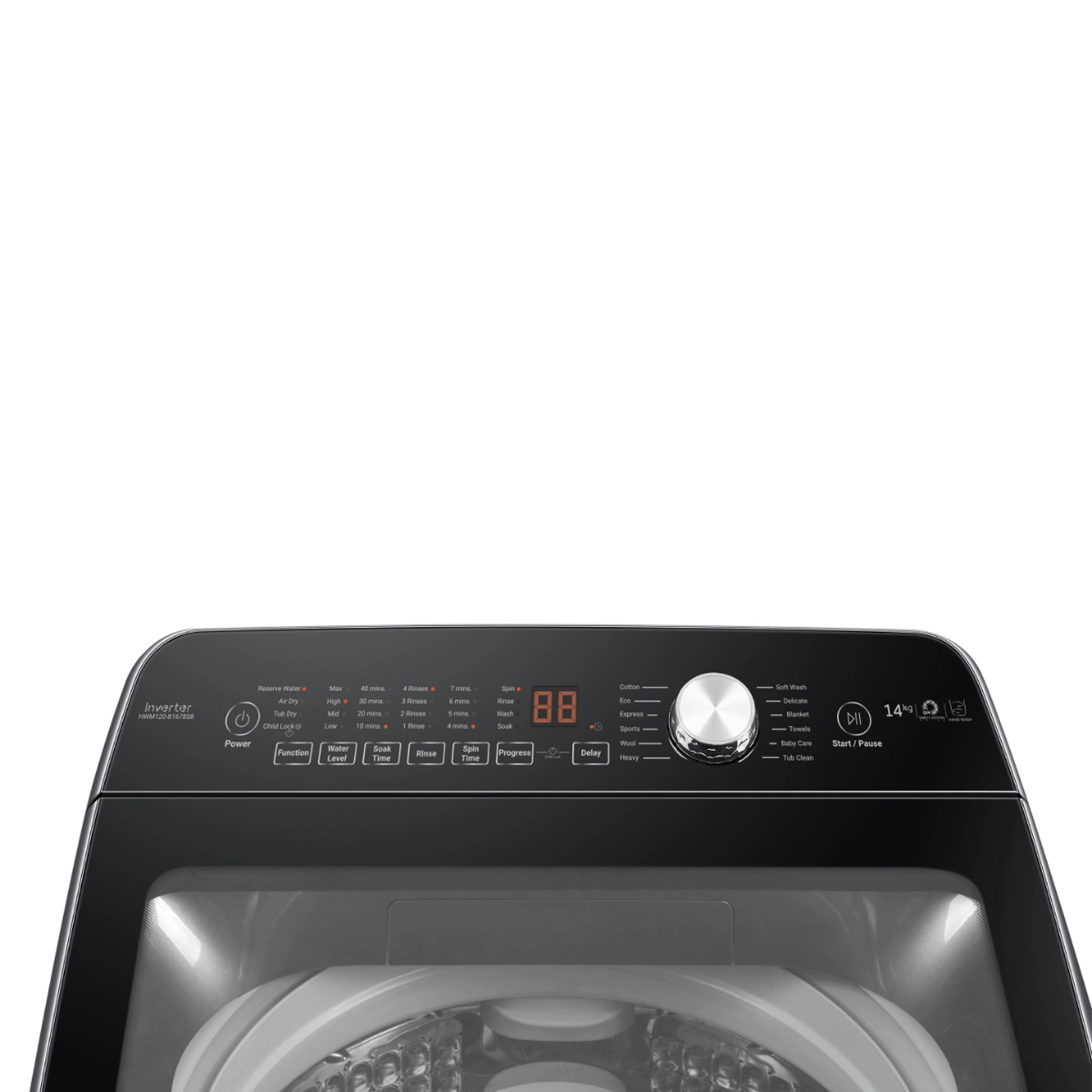 Haier HWM140-B1678S8 Top Load Washing machine14 kg Direct Motion Motor - Image 3