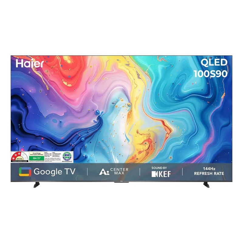 Haier H100S90FUX 100 inch Mini LED 4K Smart TV Google TV 144Hz AI display