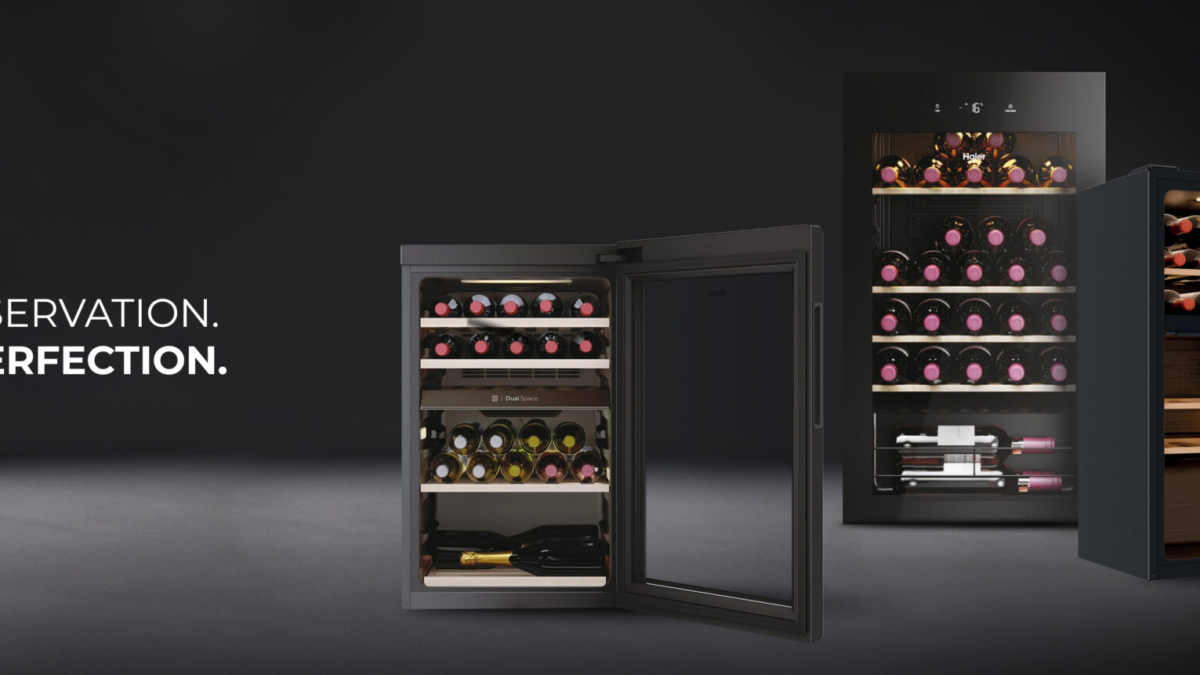 Haier wine cooler range premium wine storage with temperature control